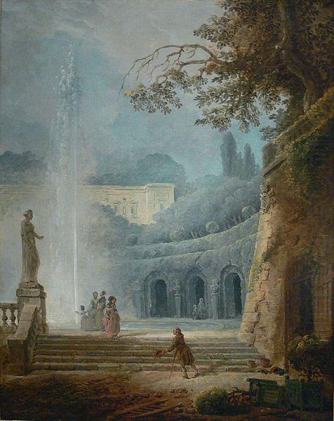 Hubert Robert Robert The Fountain Kimbell china oil painting image